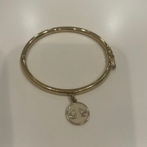 Kate Spade gold bracelet with Libra ♎️ charm “she strikes the perfect balance.”